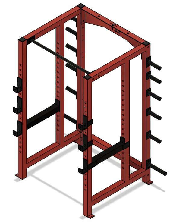 3x3 Power Rack with weight storage - Image 10