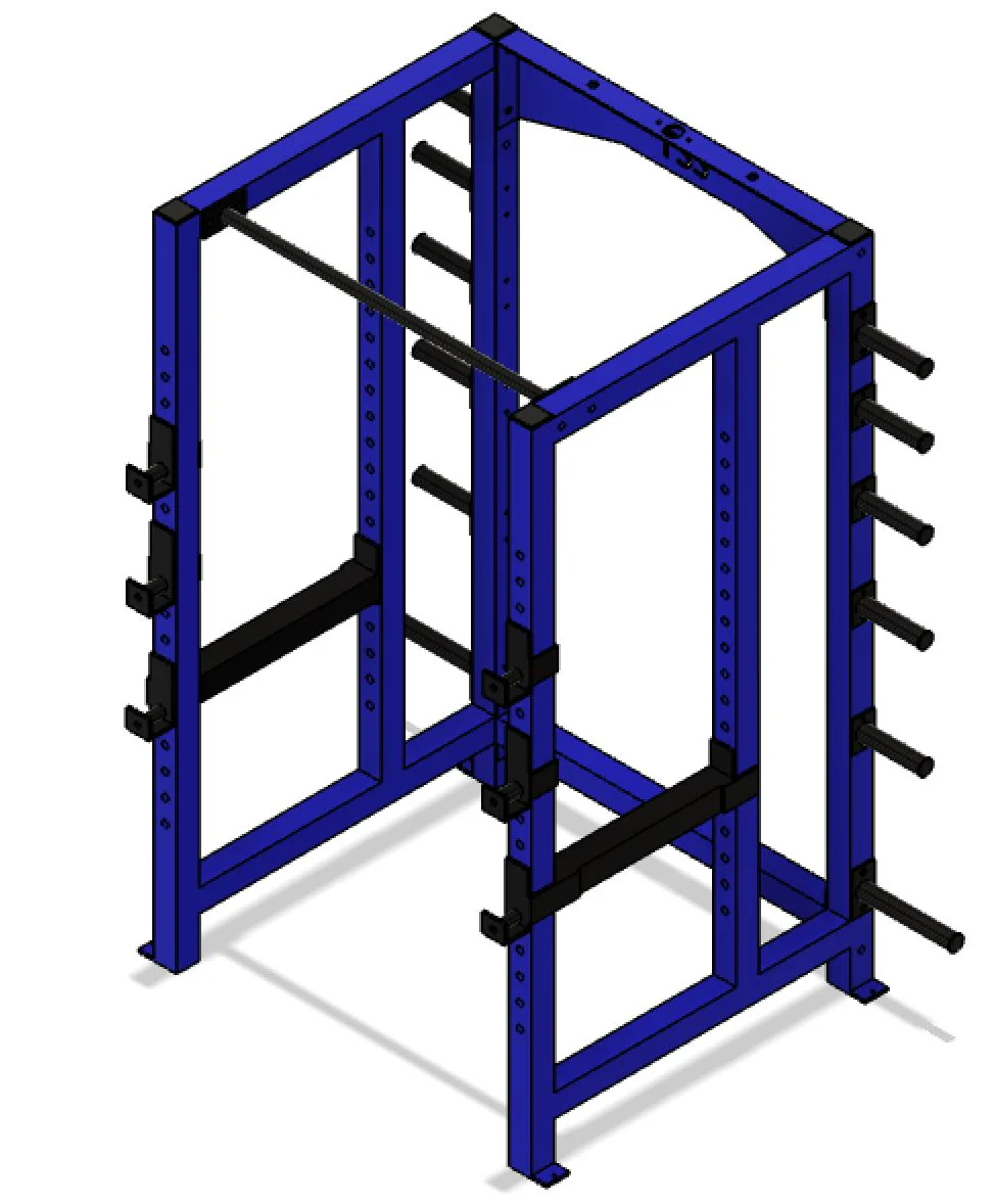3x3 Power Rack with weight storage - Image 5