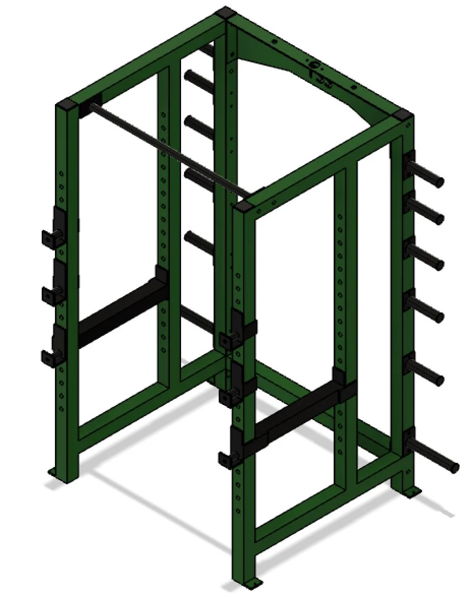 3x3 Power Rack with weight storage - Image 7
